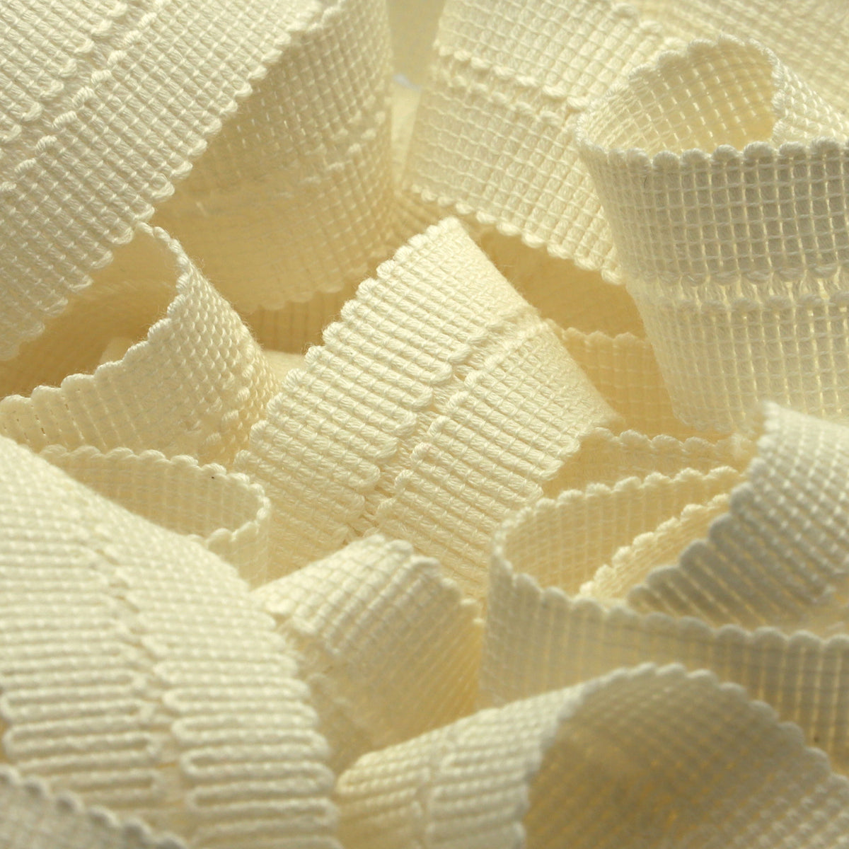 [業務用販売] オーガニックコットンニットバインダーテープ 10x10mm 生成り 30M巻