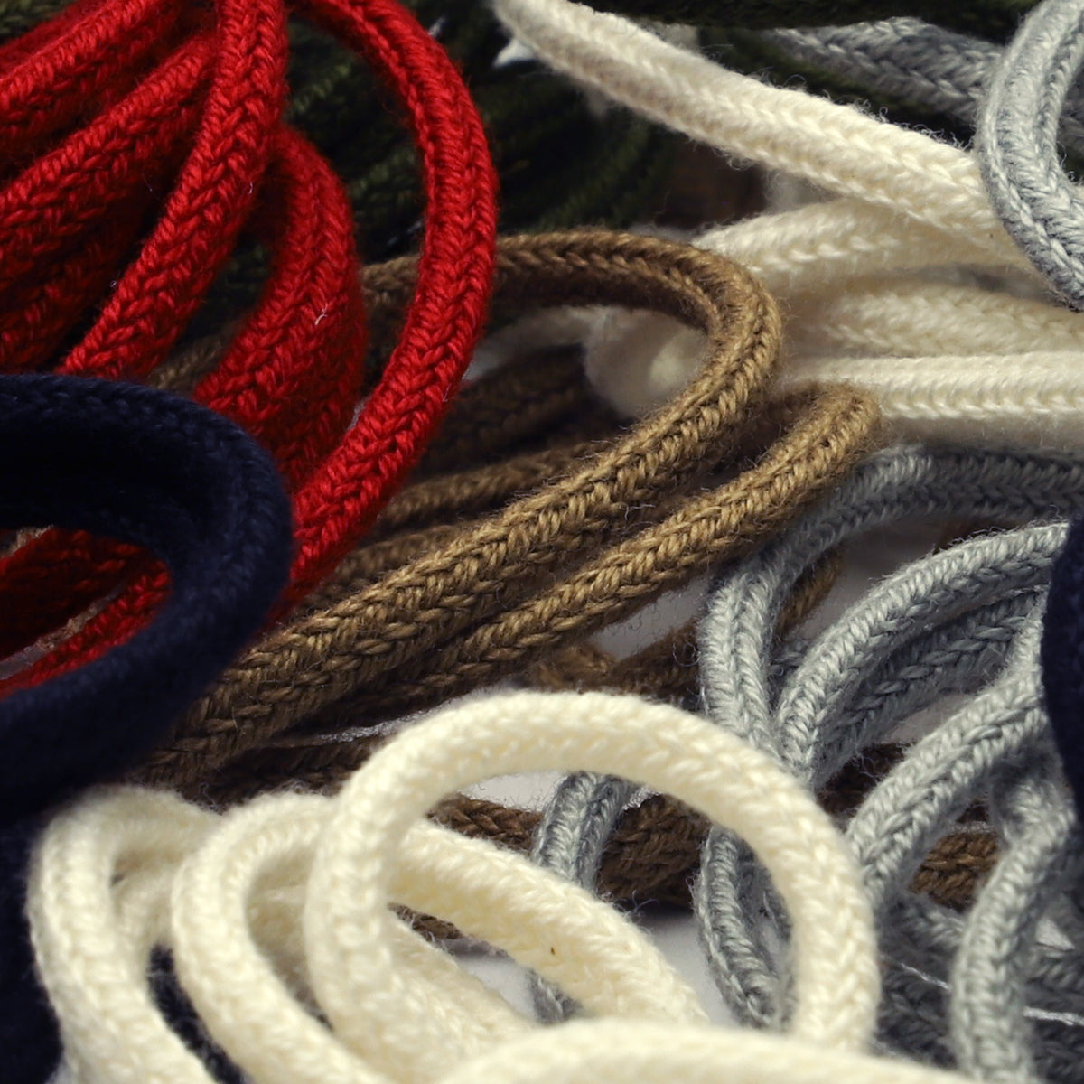 [サンプル] コットンスピンドルコード 約2mm 2.5メートルカット