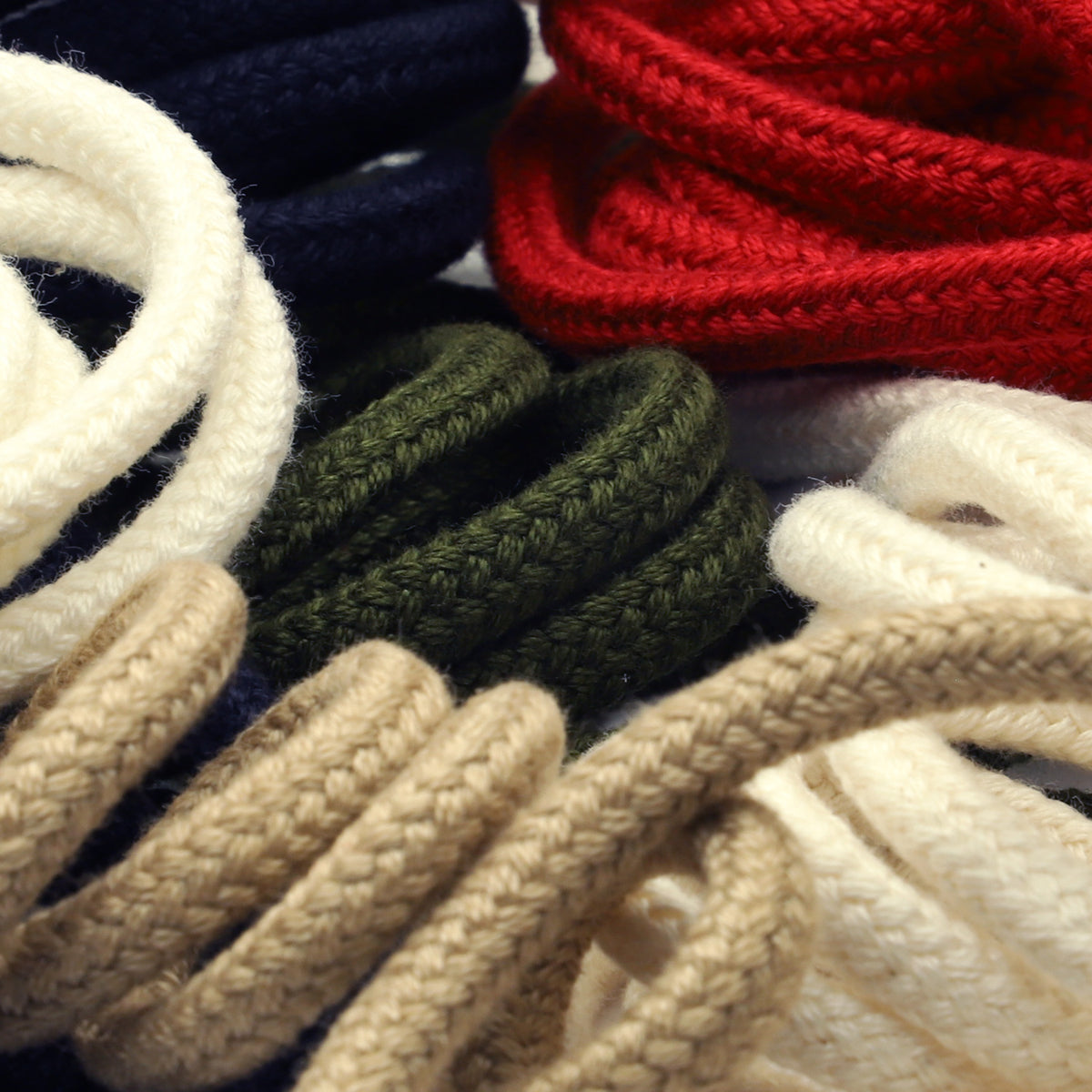 [業務用販売] コットンスピンドルコード 約5mm 30M巻