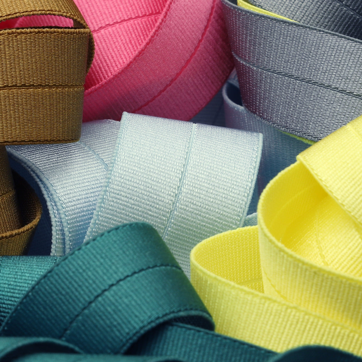 [業務用販売] リサイクルポリエステルグログランストレッチバインダーテープ 9x9mm 20M巻