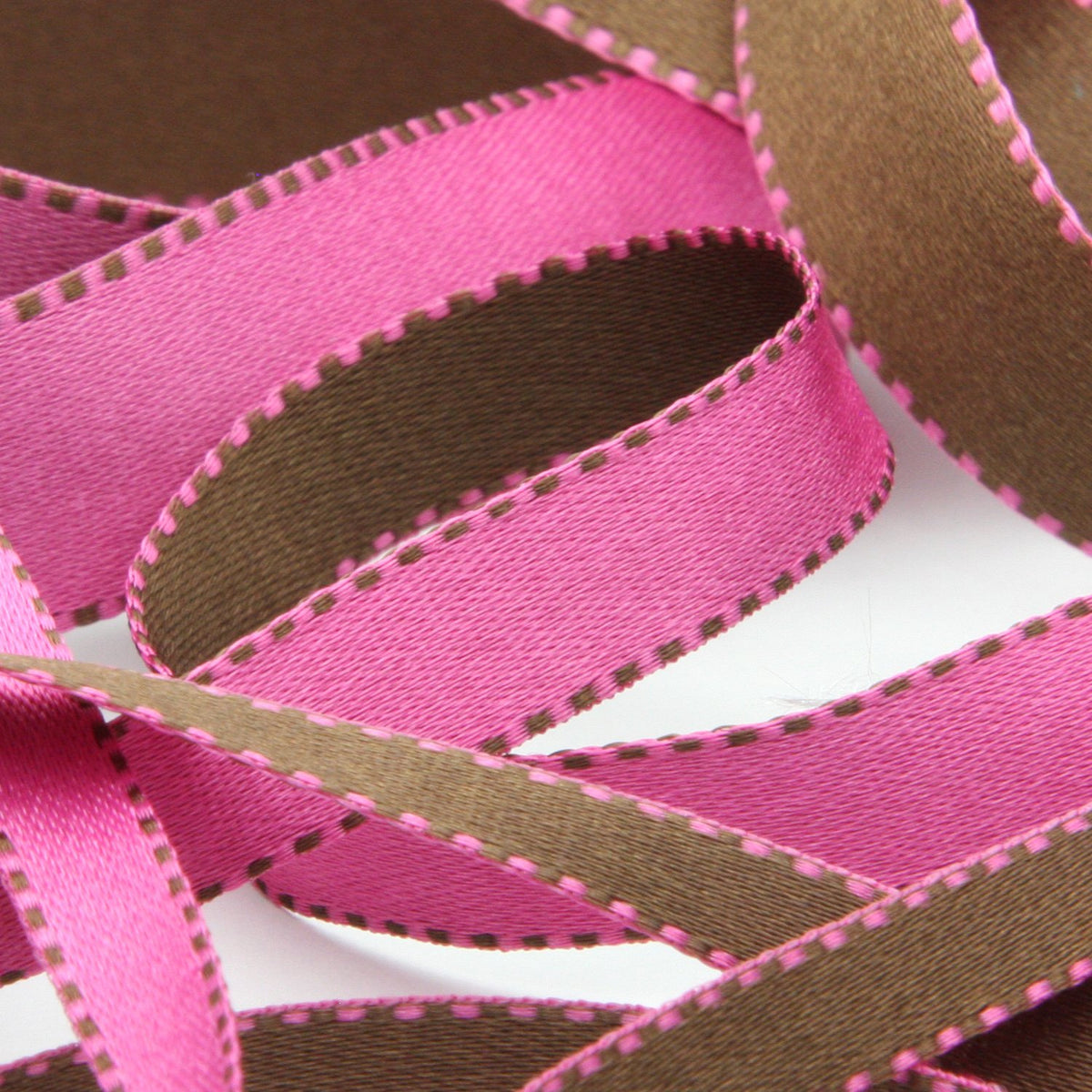 リバーシブルステッチサテンリボン（FY-252-12）