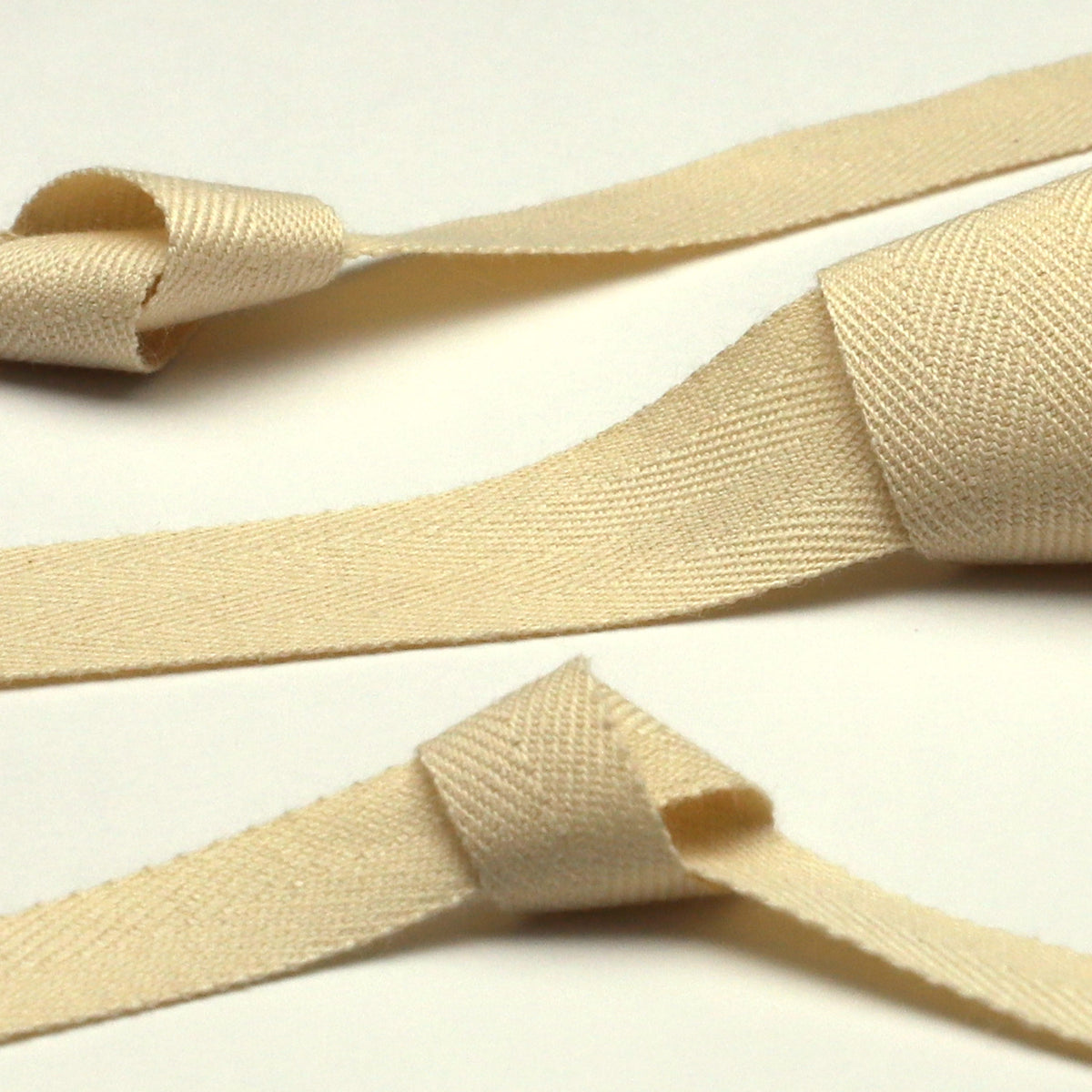オーガニックコットン杉綾リボン（FY-466）